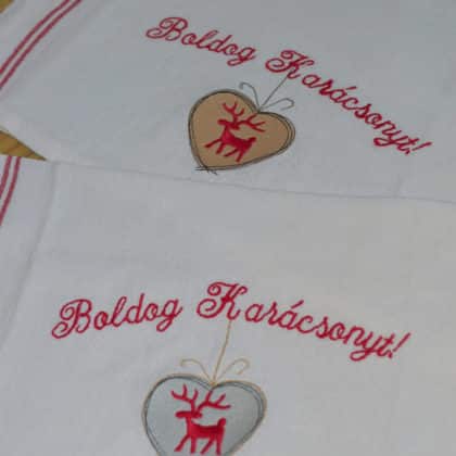 Karácsonyi konyharuha szarvassal