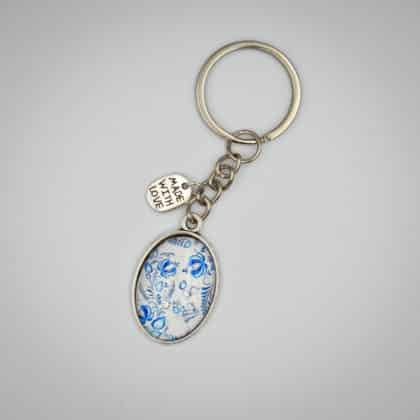 "Idalia" virágos kulcstartó