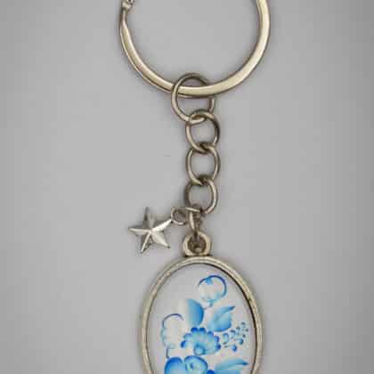 "Jelina" virágos kulcstartó