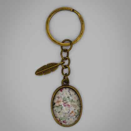 "Galina" virágos kulcstartó